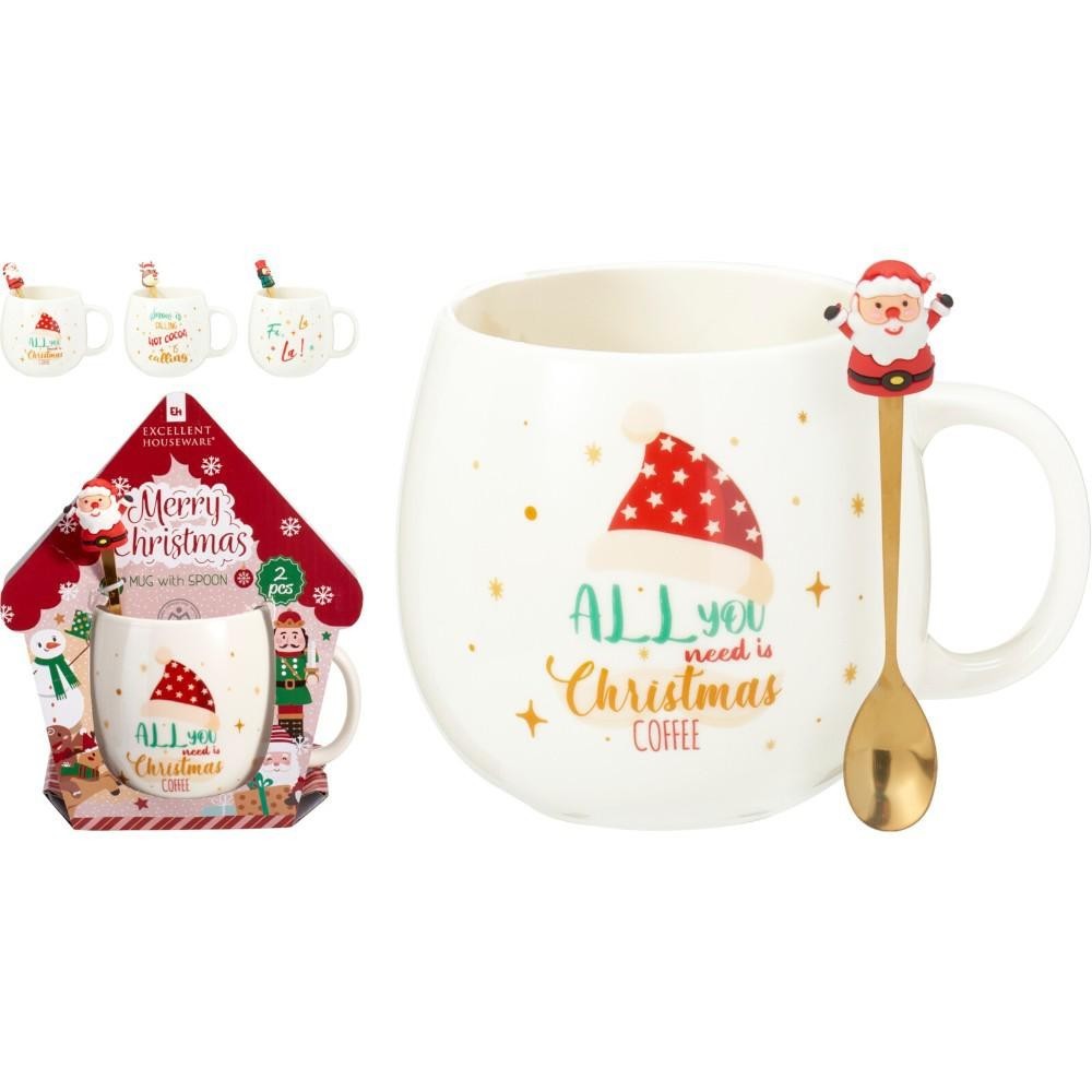 MUG NATALE CON CUCCHIAINO 3ASS